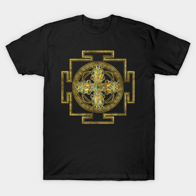 Double Dorje - Vishvavajra  -Vajra T-Shirt by Nartissima